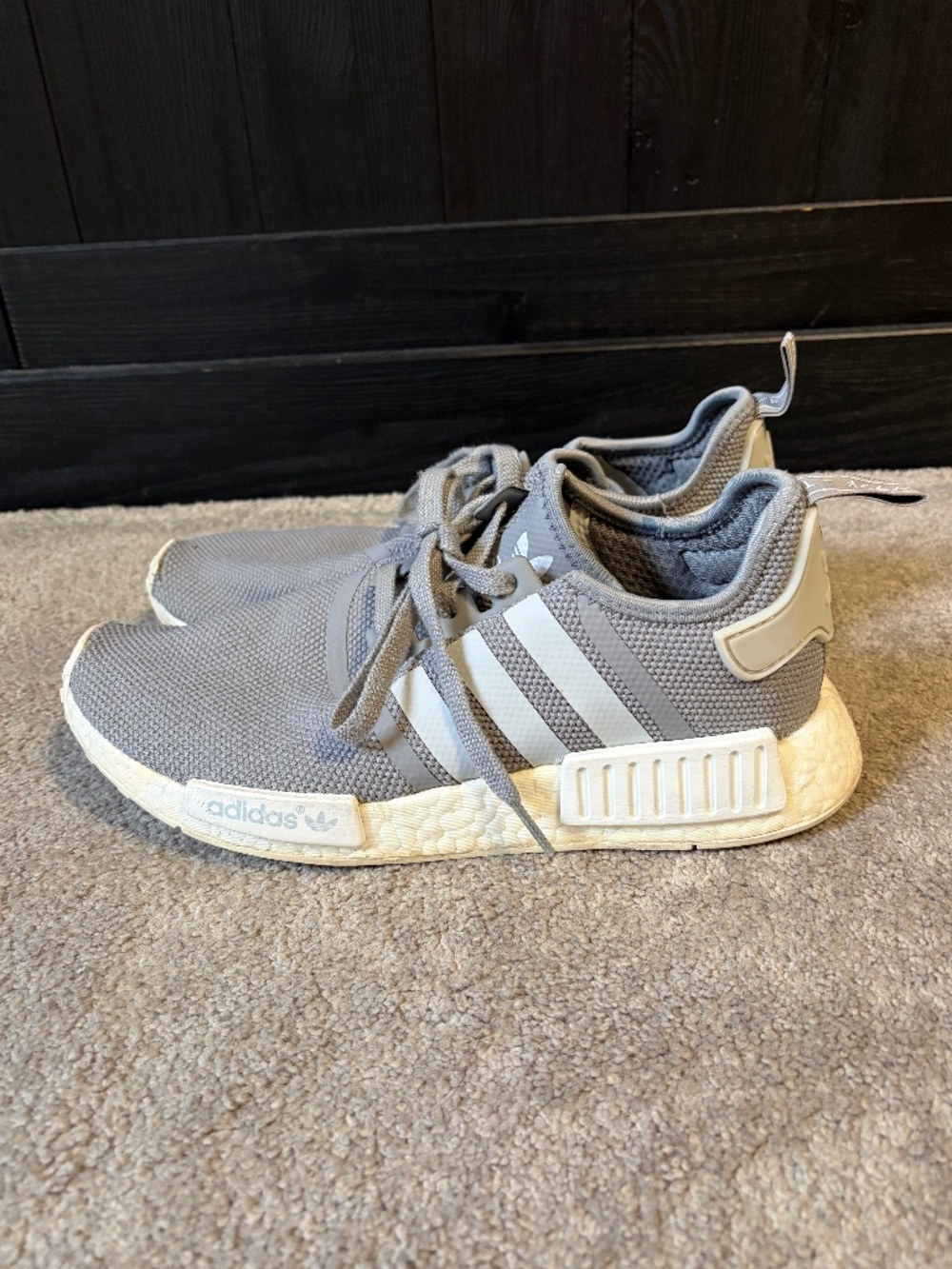 Adidas grey NMD sneakers